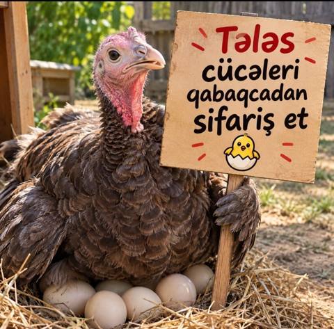 Hinduşka cücələri, Damazlıq — 5 ₼ · Баку · Toyuq və xoruz Hinduşka cücələri, Damazlıq — Баку