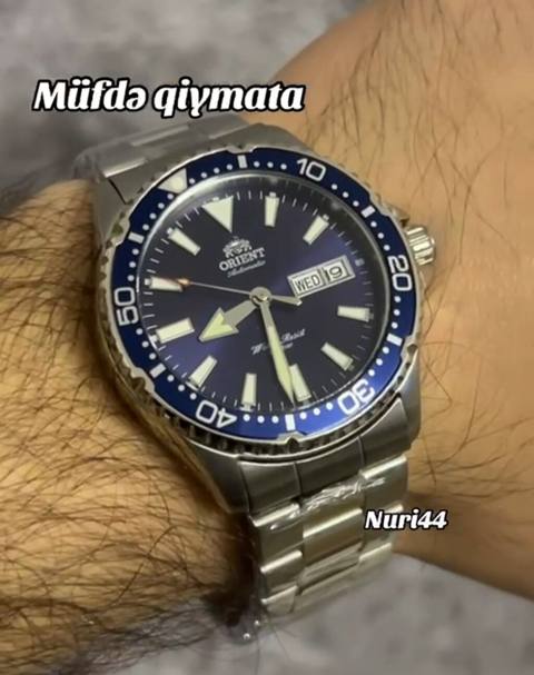 Orient Automatic dalğıc tərzli kişi qol saatı - Brend: Orient — Сумгайыт