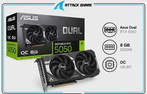 Videokart ASUS Dual RTX 5050 8GB OC GDDR6 — 850 ₼ · Baku · Qrafik kartlar Videokart ASUS Dual RTX 5050 8GB OC GDDR6 — Baku