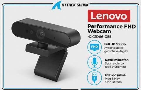 Veb-kamera Lenovo Performance FHD 4XC1D66-055 — Baku