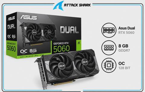 Videokart ASUS Dual RTX 5060 8GB OC GDDR7 — 1 100 ₼ · Baku · Qrafik kartlar Videokart ASUS Dual RTX 5060 8GB OC GDDR7 — Baku