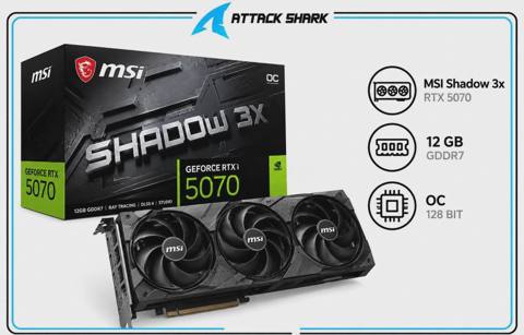 Video kart MSI Shadow 3X RTX 5070 12GB OC — 1 990 ₼ · Baku · Qrafik kartlar Video kart MSI Shadow 3X RTX 5070 12GB OC — Baku