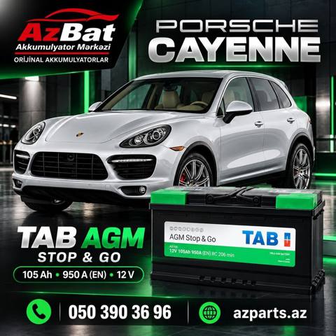 TAB, 95 ah, Orijinal, Almaniya, Yeni — Baku