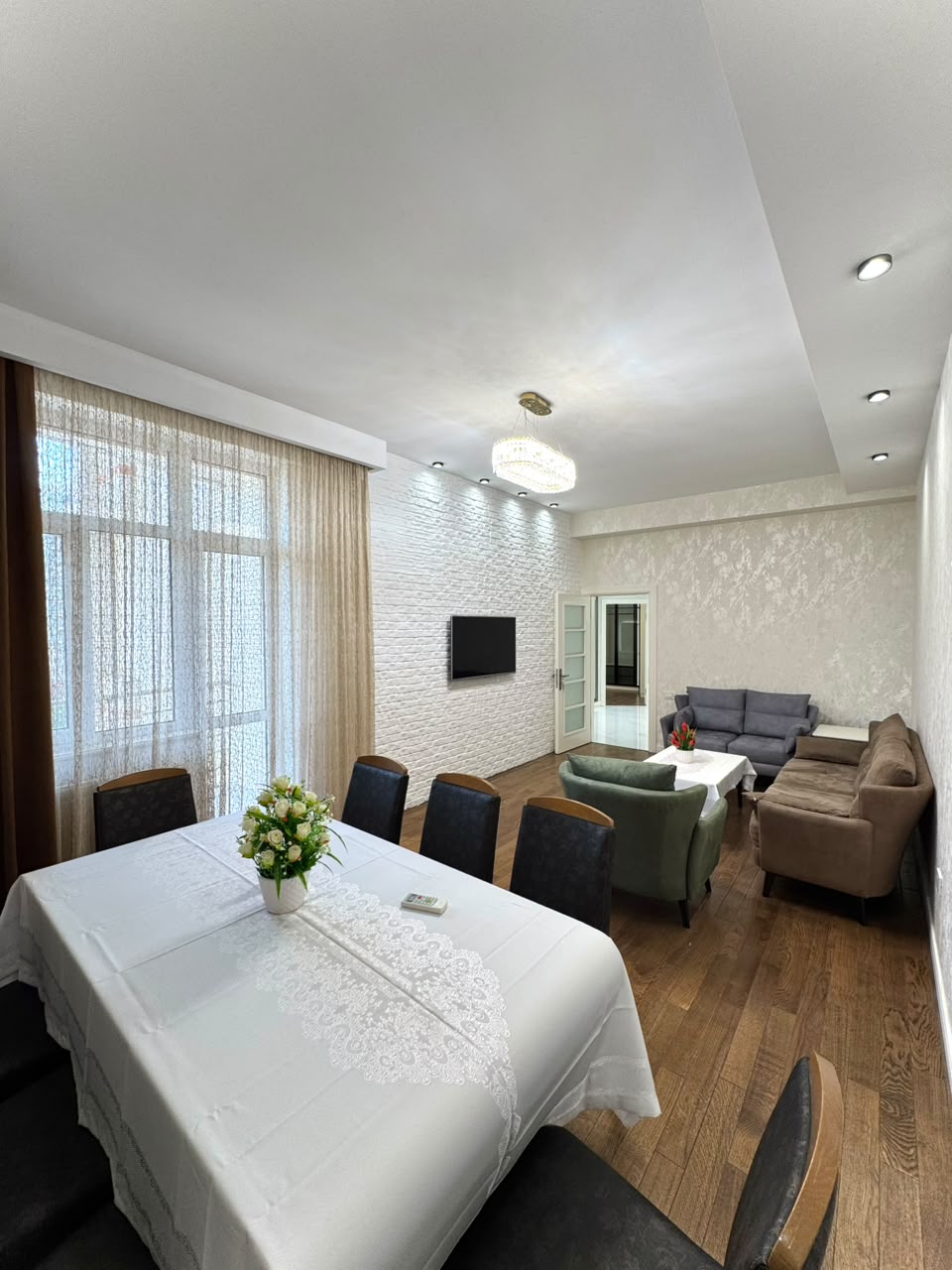 For sale: 3-room apartment (new building), 107 m² — Mənzil, Bakı (4)