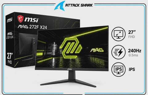 Monitor MSI MAG 272F 27" FHD IPS 240Hz — Baku
