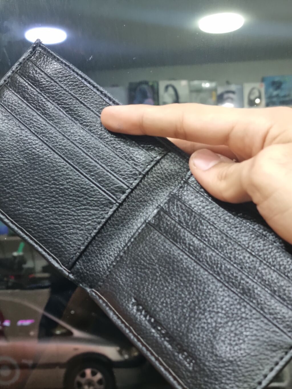 Pulqabı, Təbii dəri, Yeni — Cüzdanlar və vizit kartlıqları, Bakı (6)