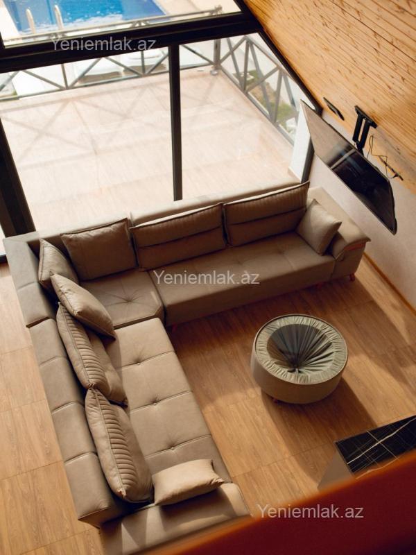 Daily rent: 3-room house / Cottage / Villa, 100 m² — Ev, villa, Qəbələ (10)