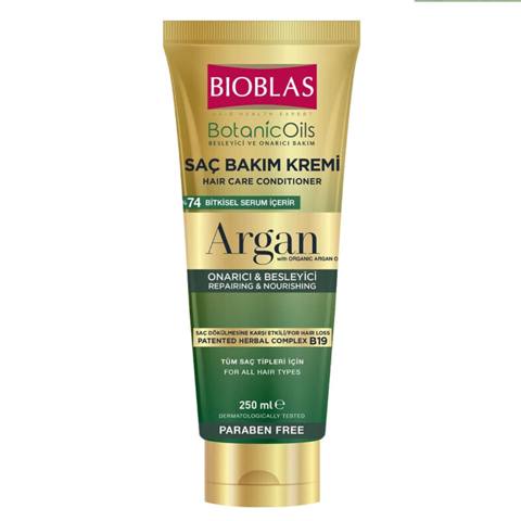 Saç kremi Bioblas Botanic Oils Arqan yağı ilə 250 ml — საქონელი