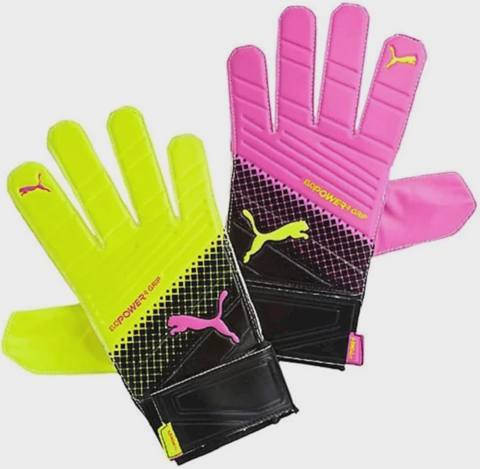 Qapıçı əlcəkləri Puma Evo Power 2 Grip, ölçü 8, yaşıl/çəhrayı — Etrend.az — İdman və Əyləncə