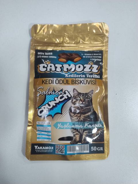 Pişik məzəsi Catmozz Salmon, bütün yaşlar üçün, 50 q — Bakı