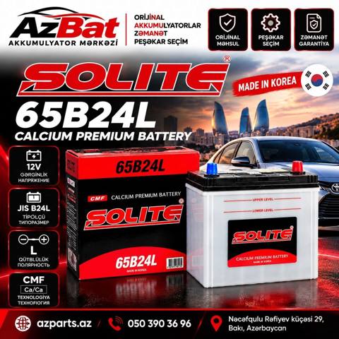 Solite, 50 ah, Orijinal, Yeni — Баку