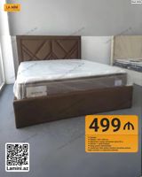 LA MINI çarpayı - Ölçülər: 160 × 200 sm - Başlıq: Yumşaq üzlük — Furniture