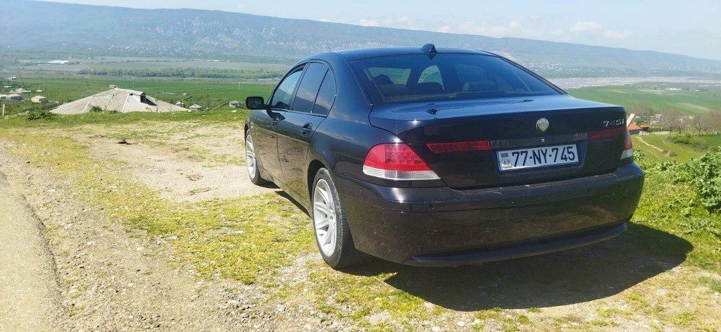 BMW 745, 4.4 L, 2004 il, 280 000 km — Avtomobillər, Bakı (5)