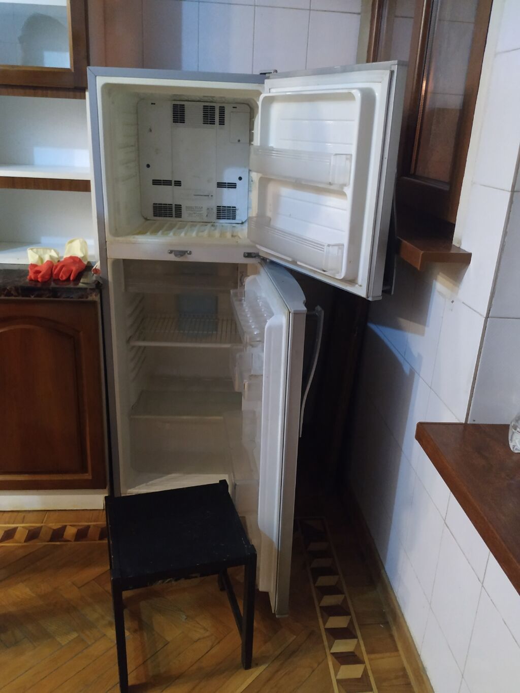 Sharp ikiqapılı soyuducu - Brend: Sharp - Rəng: gümüşü (inox — Soyuducular, Digah (2)
