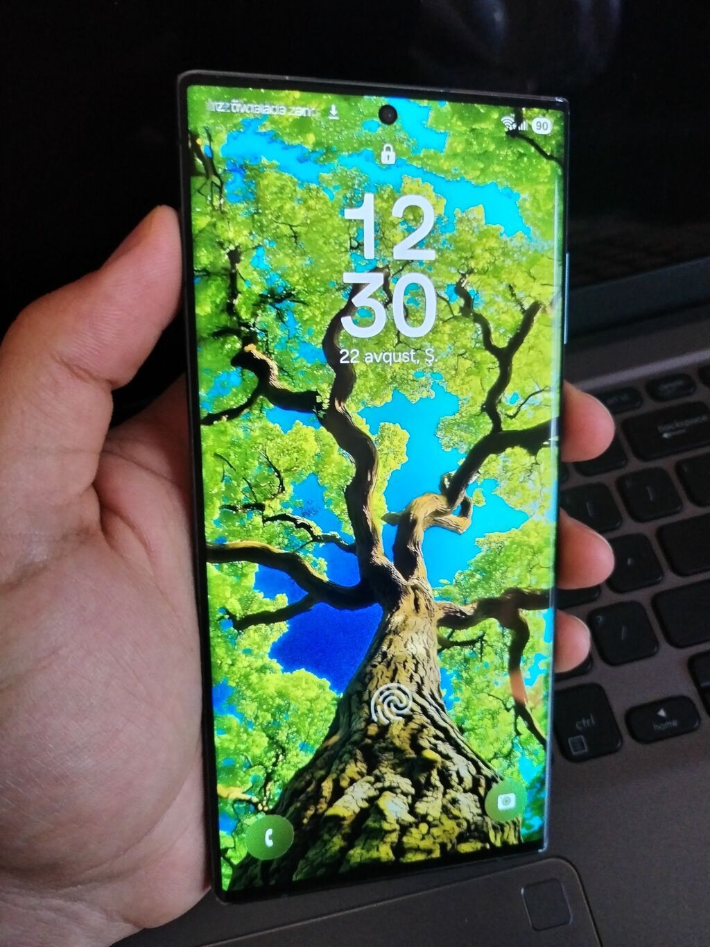 Samsung Galaxy S22 Ultra, rəng - Yaşıl — Samsung, Bakı (4)