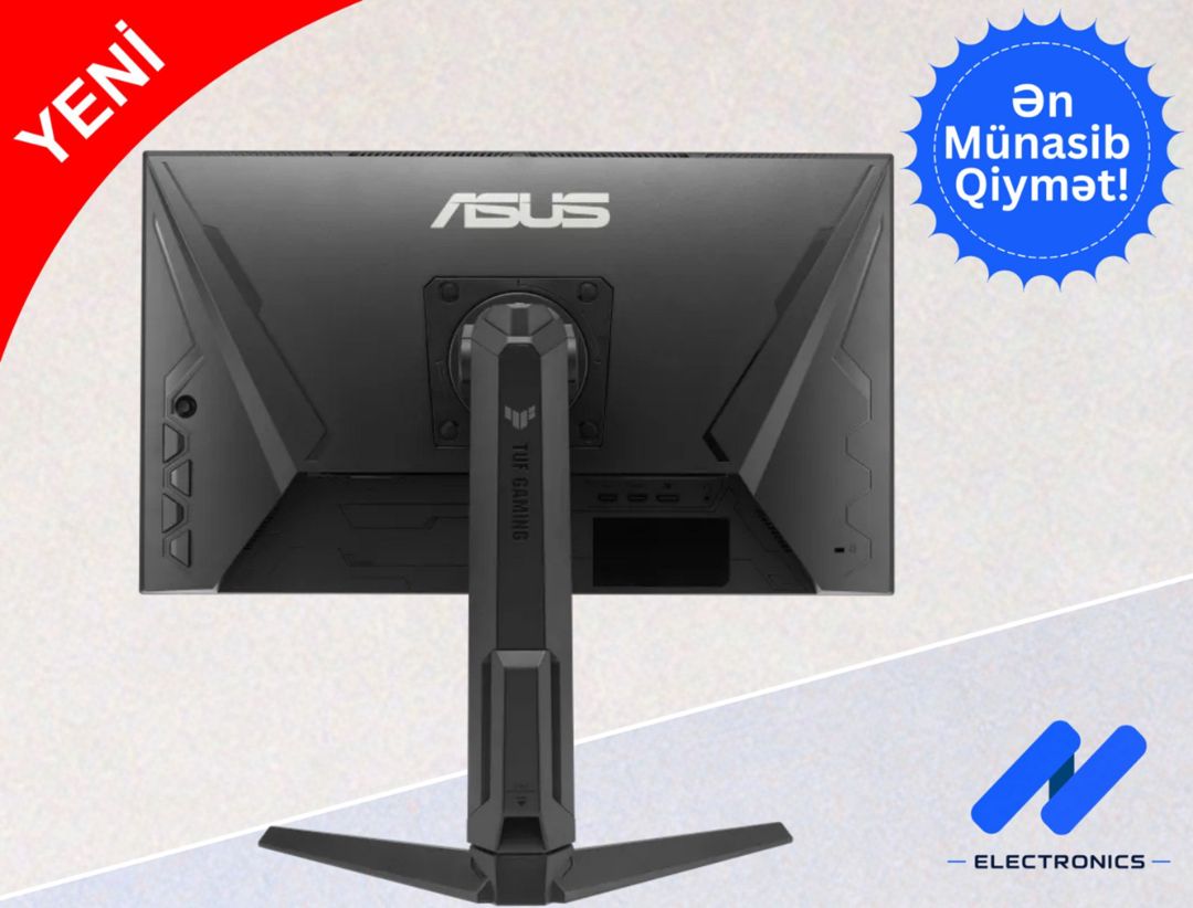 Monitor Asus TUF Gaming VG259QL5A 25" 200Hz (Speaker) 90° — Elektronika, Bakı (3)