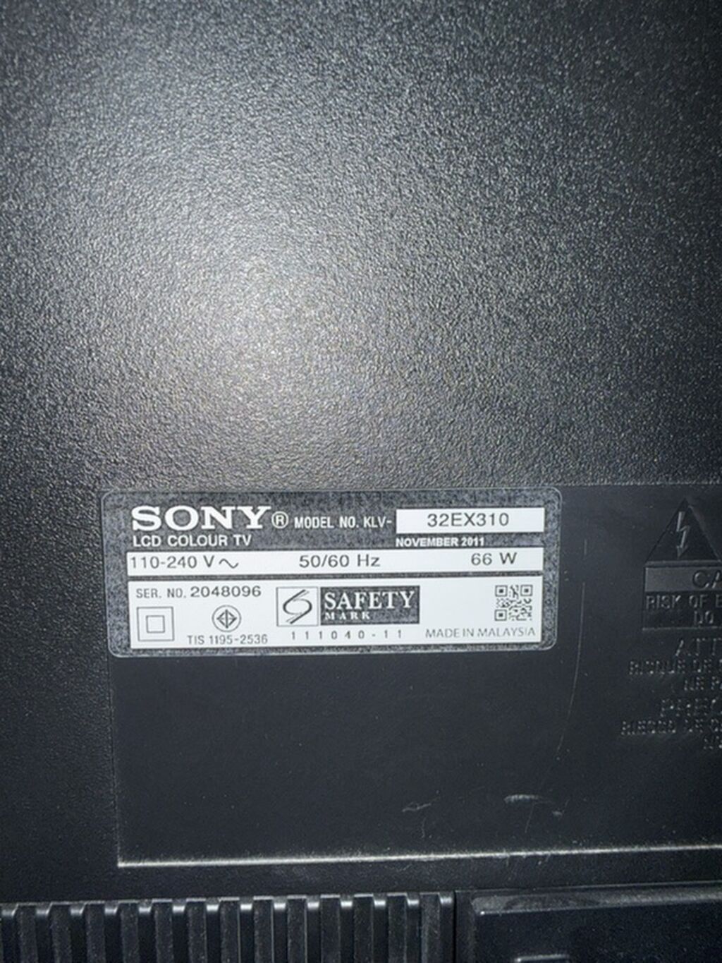 Sony Bravia 32EX310 LED LCD TV - Ekran: 32 düym, Edge LED arxa — Televizorlar, Masazır (3)