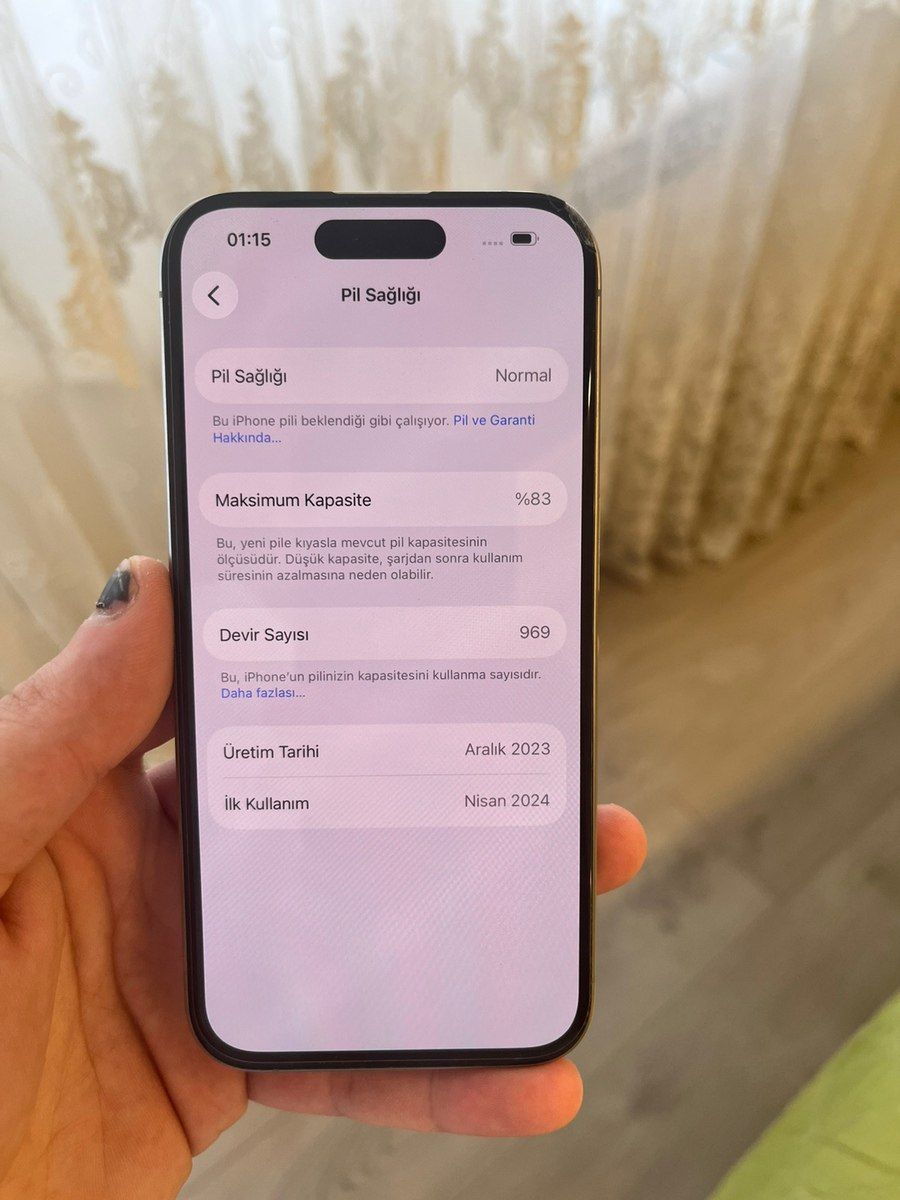 Apple iPhone 15 Pro Natural Titanium 256GB/8GB — Smartfonlar, Bakı (3)