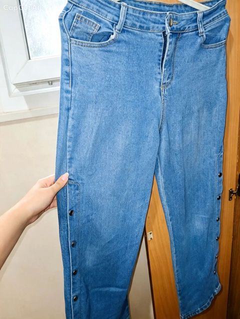 Mavi denim qadın cins şalvar Razmer : 31 beden - Kəsim: Düz/straight