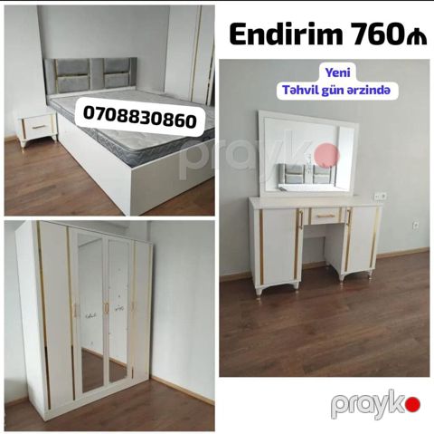 Yataq otağı dəsti – endirimlə 760 Komplektə daxildir: - 2 nəfərlik — Bakı