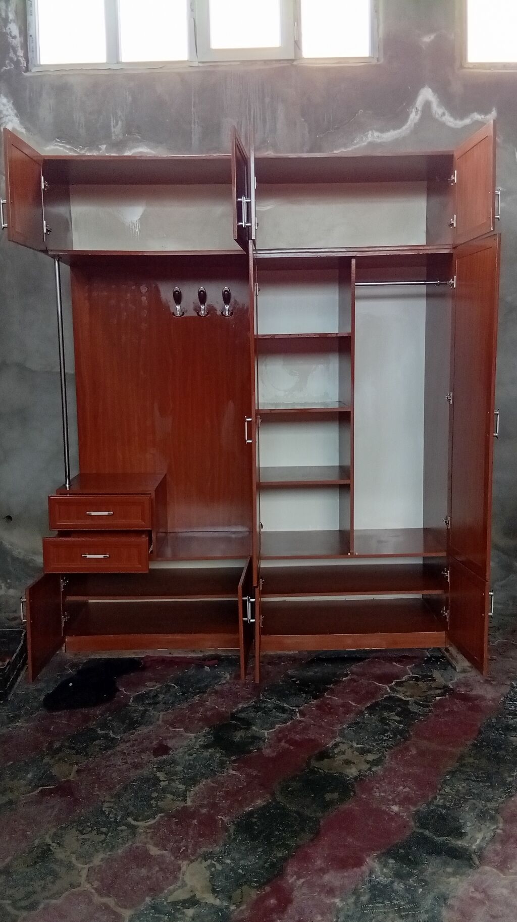 Giriş dolabı – çoxfunksiyalı modul sistem - Material: taxta/laminat — Mallar, Gəncə