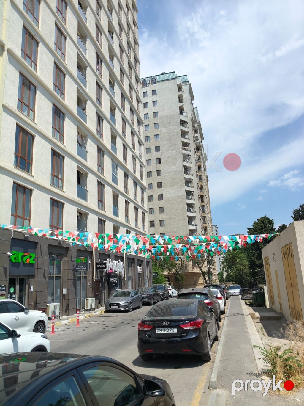 Yasamal, 3 otaqlı, Yeni tikili, m. İnşaatçılar, 80 kv. m — Daşınmaz əmlak, Bakı (3)