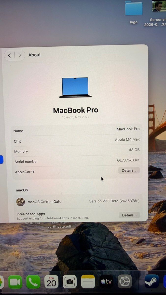 Macbook Pro M4 Max 16” 48/1 TB — Elektronika, Bakı (6)