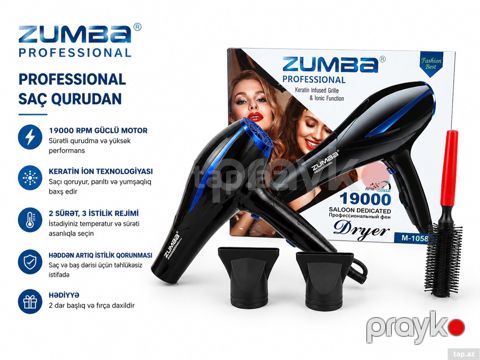 ZUMBA saç feni dəsti