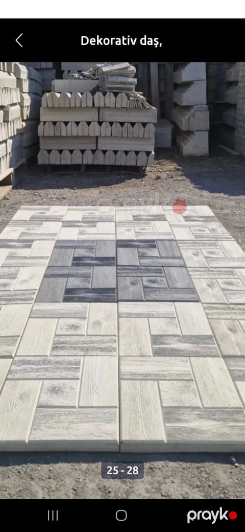 Tamet daşlar bardyorlar beton daslarinin satışı və sifarişi — Bakı