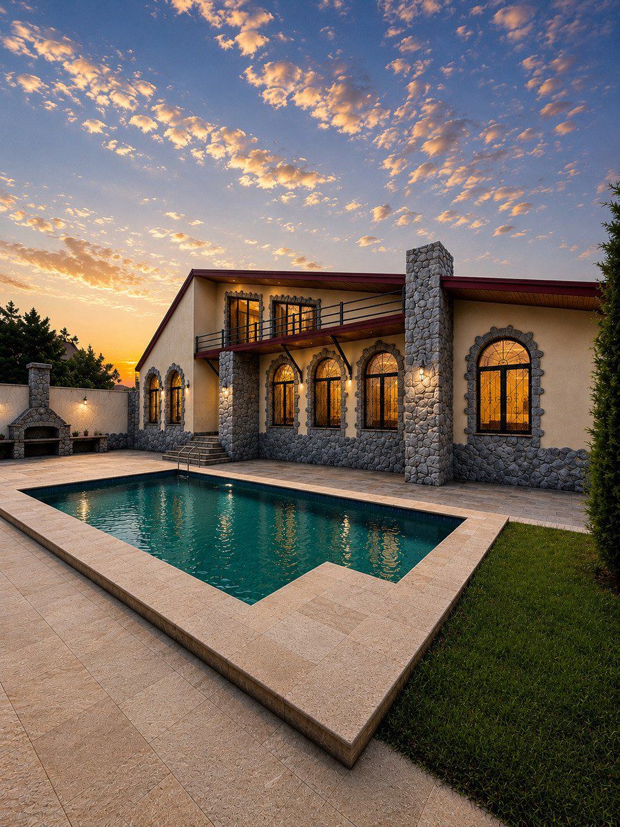 Satılır 5 otaqlı həyət evi/bağ evi 200 m² — Ev, villa, Bakı (7)