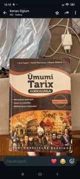 “Ümumi Tarix – Kurikulumla” kitabı Müəlliflər: Anar İsayev, Rəhim — Gulnar
