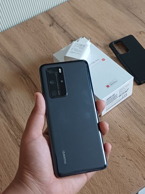 Huawei P40 Pro, 256 GB, rəng - Qara, Zəmanət, Barmaq izi, Simsiz şarj