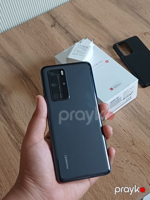 Huawei P40 Pro, 256 GB, rəng - Qara, Zəmanət, Barmaq izi, Simsiz şarj — Bakı