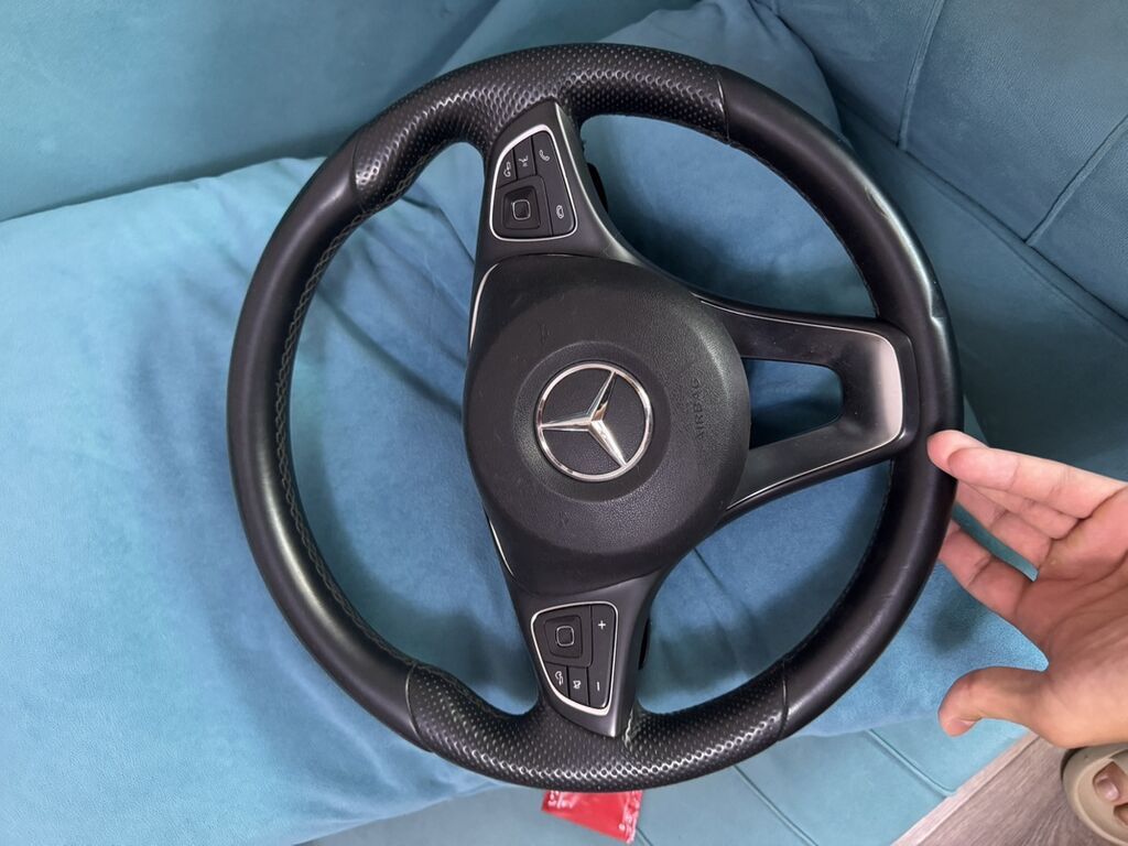 Mercedes-Benz sükan çarxı – orijinal - Model: 3-şüalı Mercedes-Benz — Ehtiyat hissələri, Qobu (3)
