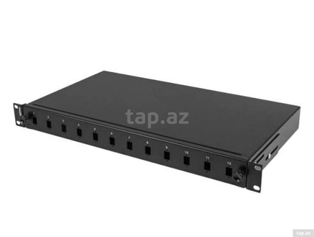 Fiber Optik Patch Panel 12 Port – 19" Rack /1U — Elektronika, Bakı