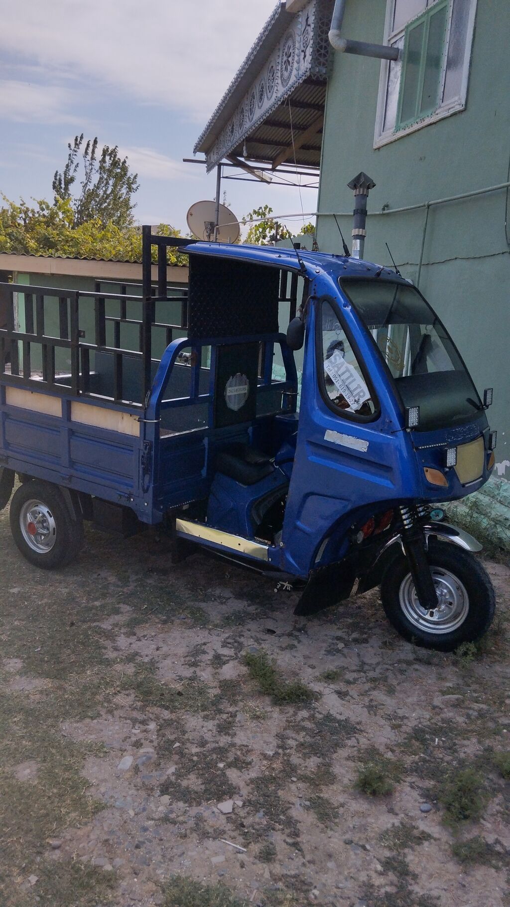 Yükdaşıma üçün üçtəkərli moto-transport - Güclü benzin mühərriyi — Yük maşınları, Salyan (5)