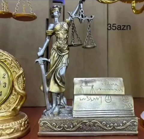 Dekorativ fiqurlar – Temida və su pərisi heykəlcikləri (35-25 AZN)