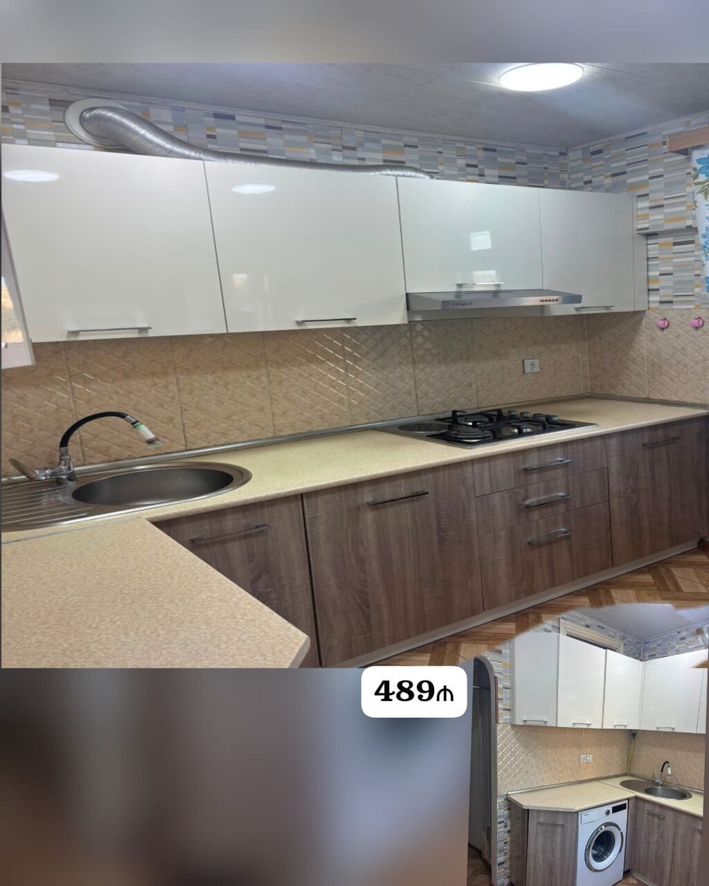 *489₼ MƏTBƏX mebeli :-TƏCİLİ SATILIR*‼️ ÖLÇÜ:-280*170 ÜZƏRİNDƏ — Mebel, Bakı (2)
