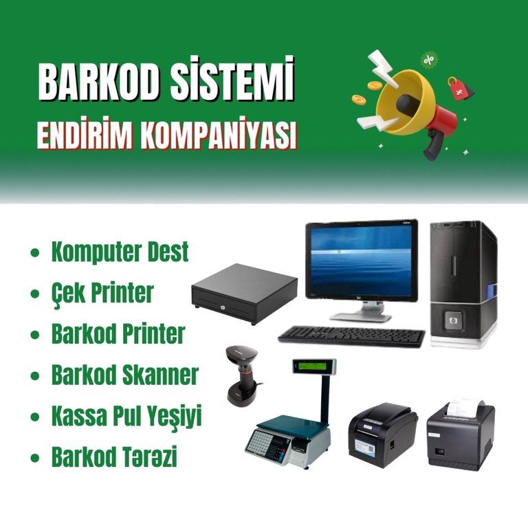 Barkod sistemi "PP200" — Mallar, Bakı