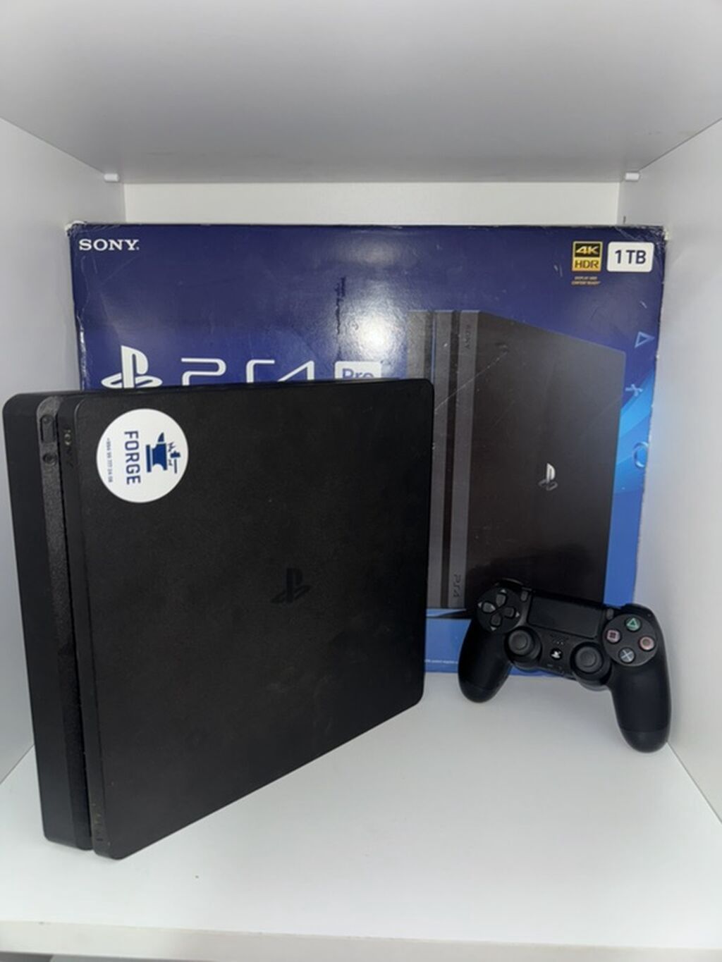 Playstation 4 Slim Proşivka sistem✅ 500GB Yaddaş✅ 6-10 arası oyun — Elektronika, Bakı