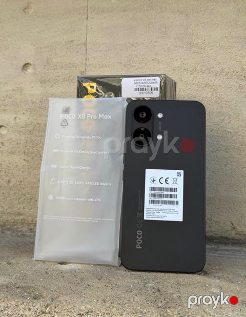 Xiaomi Poco X8 Pro Max Black 512GB/12GB — Bakı