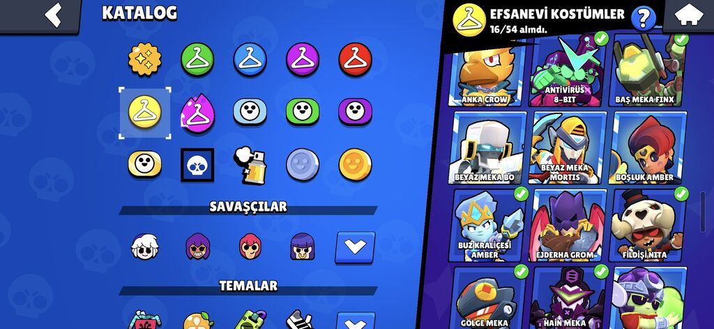Brawl Stars hesabı – tam kolleksiya, yüksək kuboklar və zəngin — Aksesuarlar, Bakı (9)