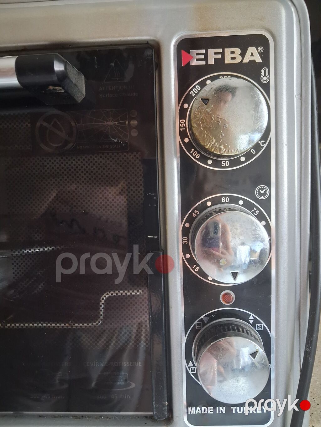 EFBA elektrik mini-fırın - Marka/model: EFBA, “Made in Turkey” - — Mətbəx texnikası, Digah (2)