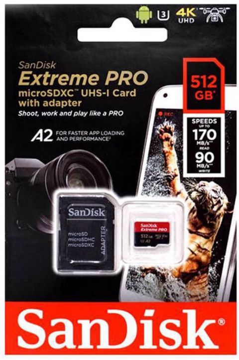 SanDisk 512GB Extreme PRO microSDXC — ShipMeBrands
