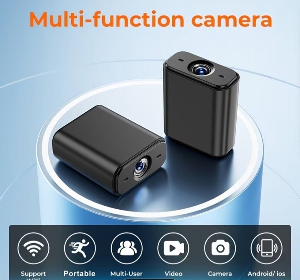 Wi-Fi Mini Kamera – çoxfunksiyalı portativ nəzarət və video çəkiliş — Elektronika, Bakı (3)