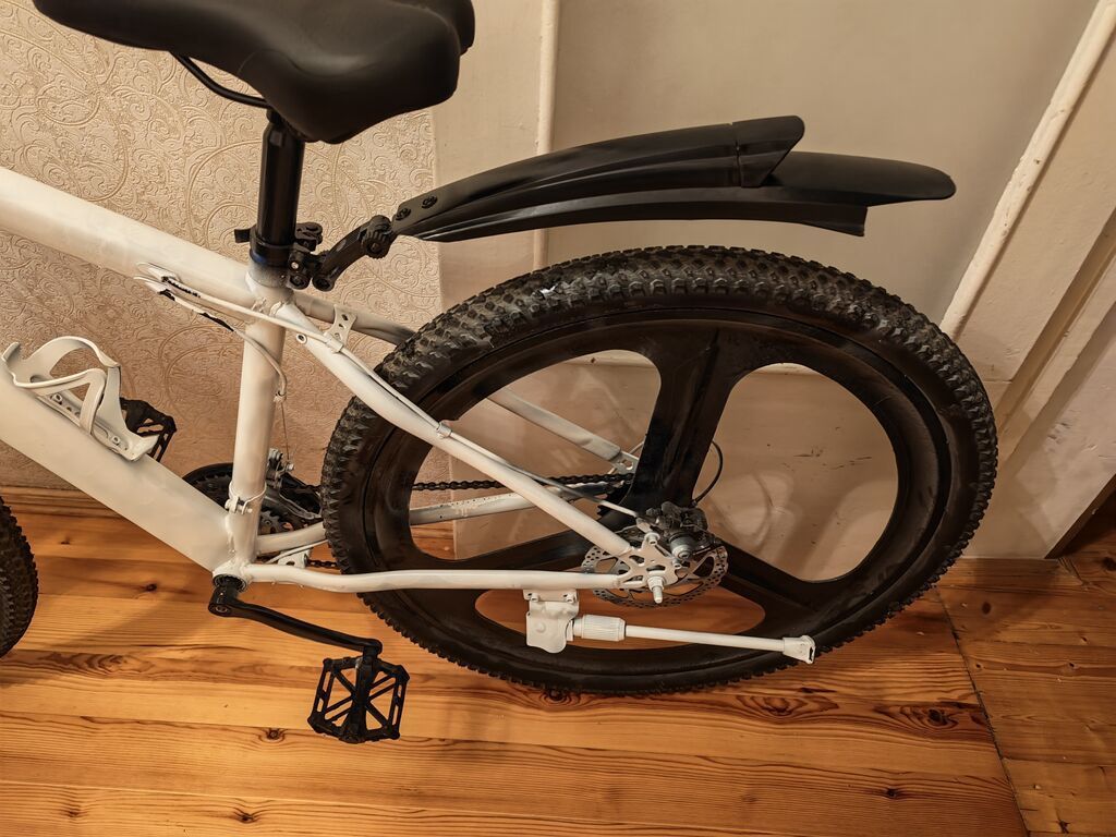Dağ velosipedi – 26" magnezium təkər diskləri, disk əyləclər — Dağ velosipedləri, Bakı (2)