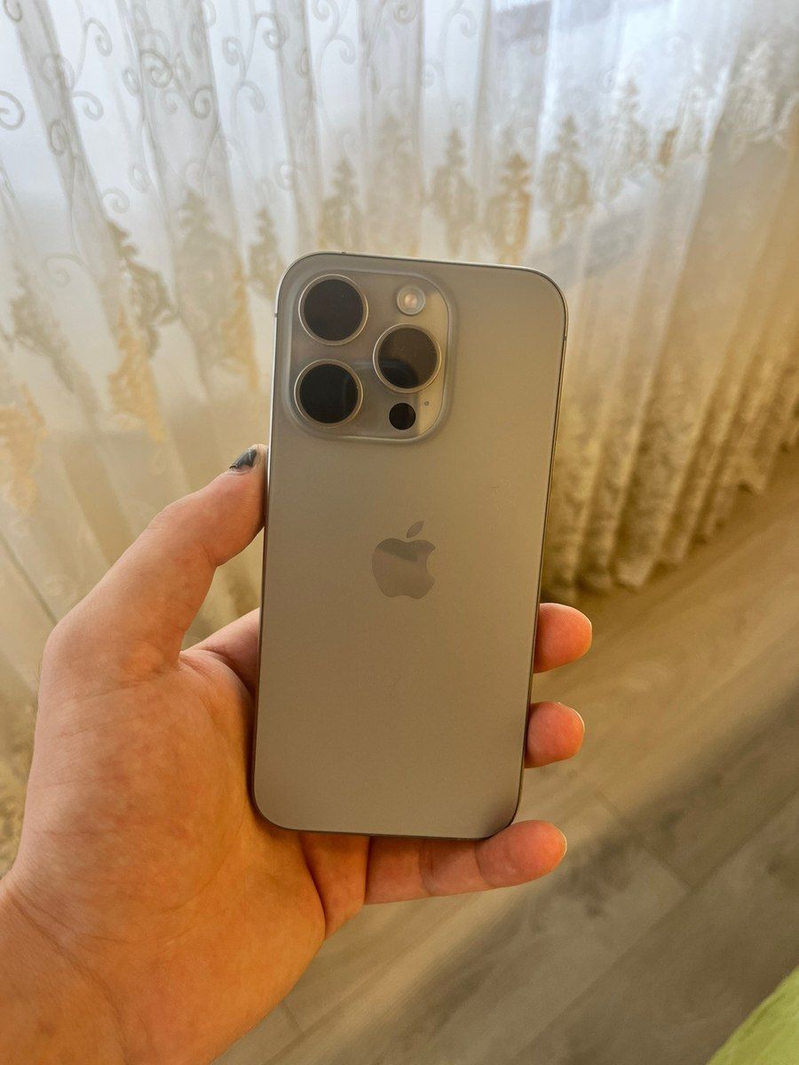 Apple iPhone 15 Pro Natural Titanium 256GB/8GB — Smartfonlar, Bakı