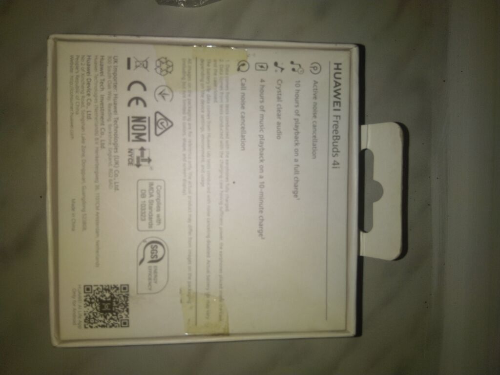 HUAWEI FreeBuds 4i simsiz qulaqlıq – qara rəng - Aktiv səsboğucu — Qulaqcıqlar, Bakı (4)