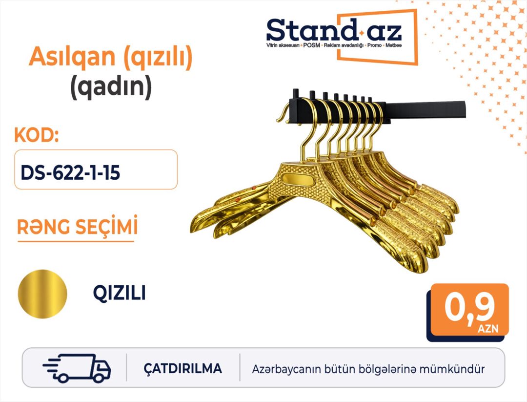 Asılqan qızılı (qadın) — Mallar, Bakı