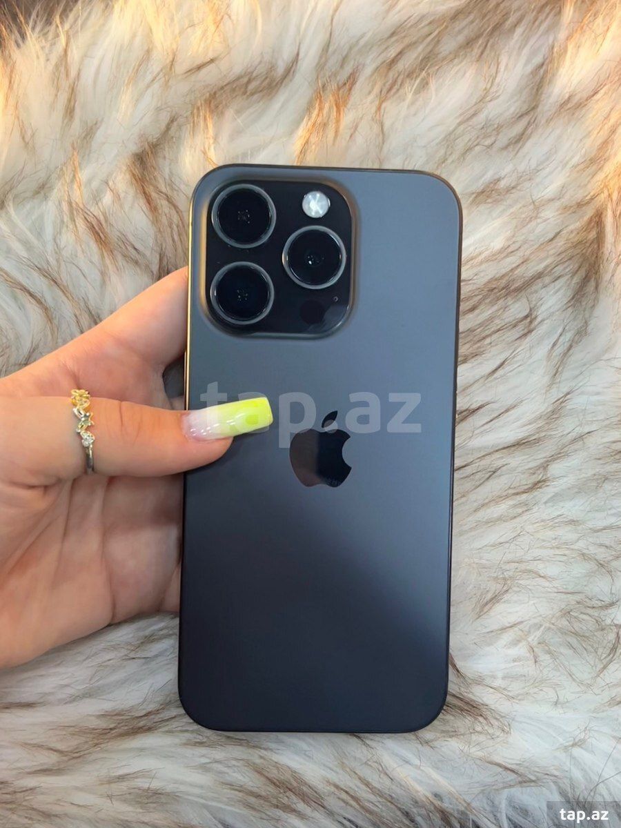 Apple iPhone 15 Pro Black Titanium 128GB/8GB — Telefonlar və qadjetlər, Bakı (2)